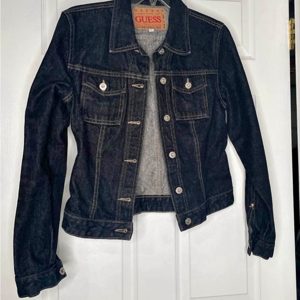 Guess black denim jacket - Picture 5 of 5